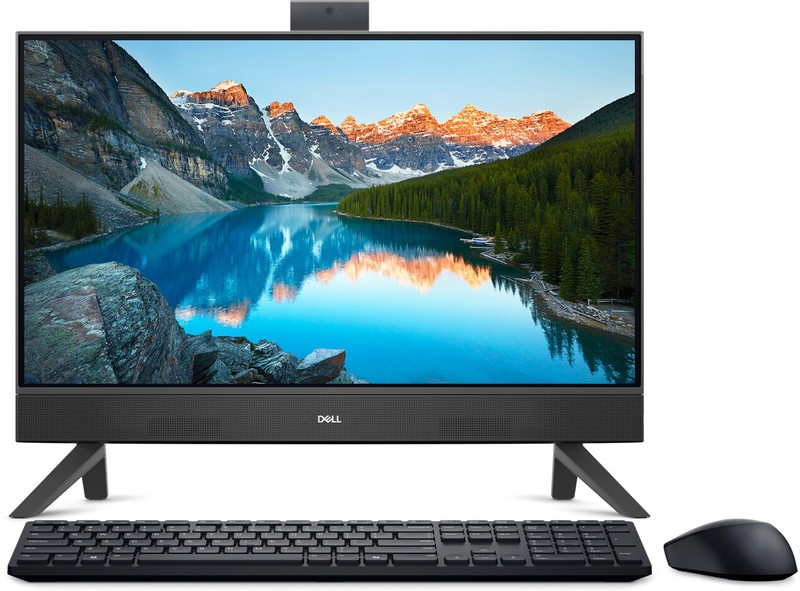 DELL Dell 24 AIO Core i5 (8 GB DDR5/512 GB SSD/Windows 11 Home/23.8 Inch Screen/24 AIO (EC24250)) with MS Office(Dark Shadow Gray Cover + Molded Speaker Grill, 41.4 cm x 53.1 cm x 20 cm, 5.64 kg)