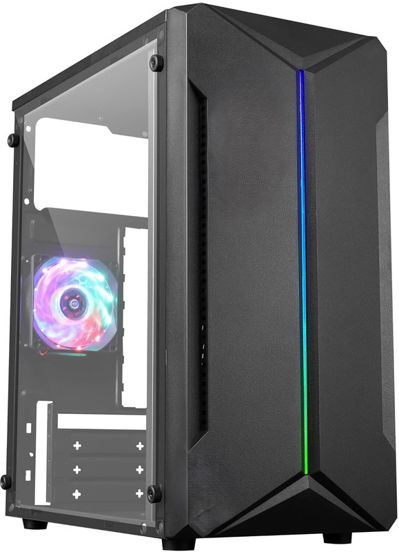 KONECT RGB PC 4000 Core i7 (8 GB Unified/512 GB SSD/Windows 11 Home/ONBOARD/19 Inch Screen/ASSEMBLED PC) with MS Office(Multicolor, 45 cm x 40 cm x 40 cm, 5 kg)