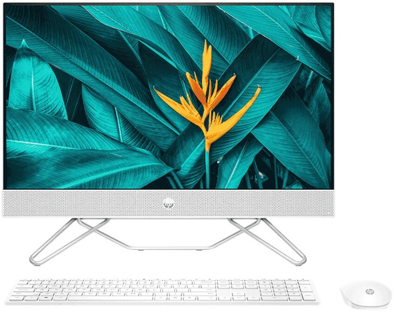 HP All-in-One PC Core i3 (8 GB DDR4/512 GB SSD/Windows 11 Home/23.8 Inch Screen/24-cr0901 / 24-cr0905) with MS Office(Shell White, 40.9 cm x 54 cm x 18.6 cm, 5.27 kg)