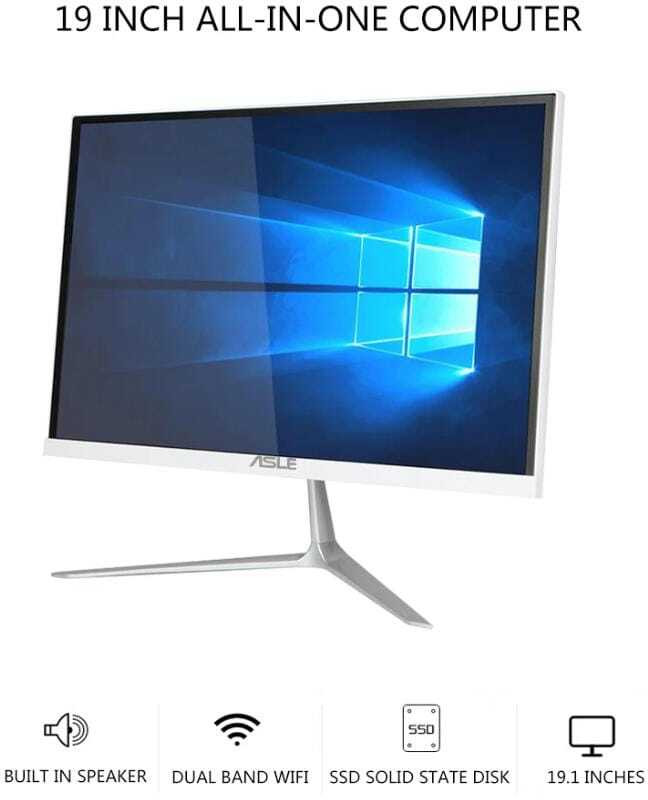 Linkify All in one PC Core i5 (8 GB DDR3/Windows 10 Home/19 Inch Screen/i5 2nd Gen,/128 GB SSD/ Inbuilt Speaker)(White)