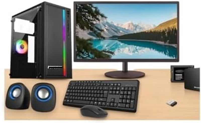 Shopeon Intel Core i5 (8 GB DDR4/128 GB SSD/Windows 10 Pro/2 GB/19 Inch Screen/I5/128/256)(Black)