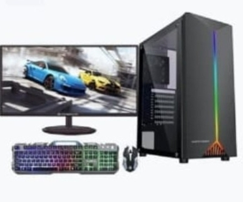Exzon Intel series Core i7 (4th Gen) (16 GB DDR5/500 GB/512 GB SSD/Windows 10 Home/4 GB 4GBDDR3/19 Inch Screen/Gaming PC full set up desktop) with MS Office(Black, 60 cm x 20 cm x 20 cm, 3.5 kg)