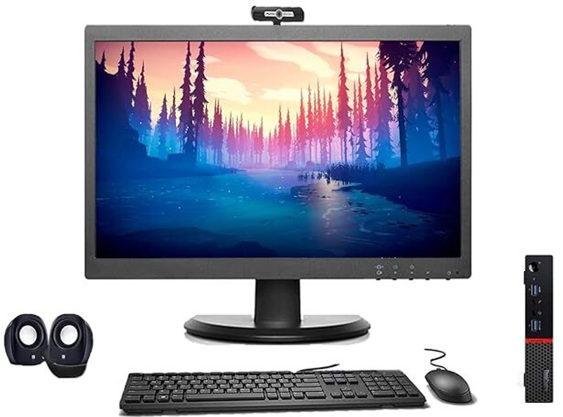 Tech assamblears Intel Core i5 (8 GB DDR4/Windows 11 Home/4 GB/19 Inch Screen/i5/8/256ssd/ camra / speeker)(Black)
