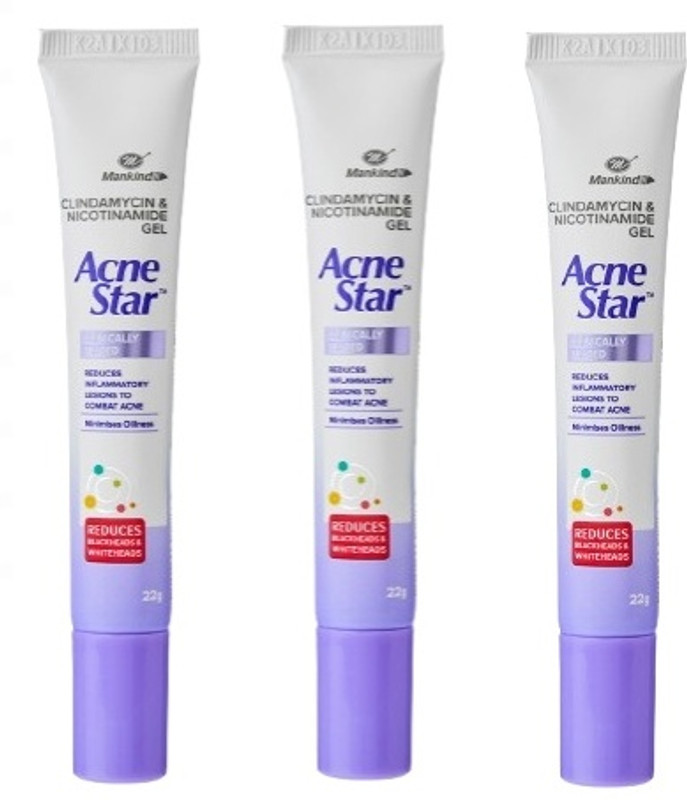 MANKIND ACNESTAR GEL 22G PACK OF 3 Gel(3 x 22 g)