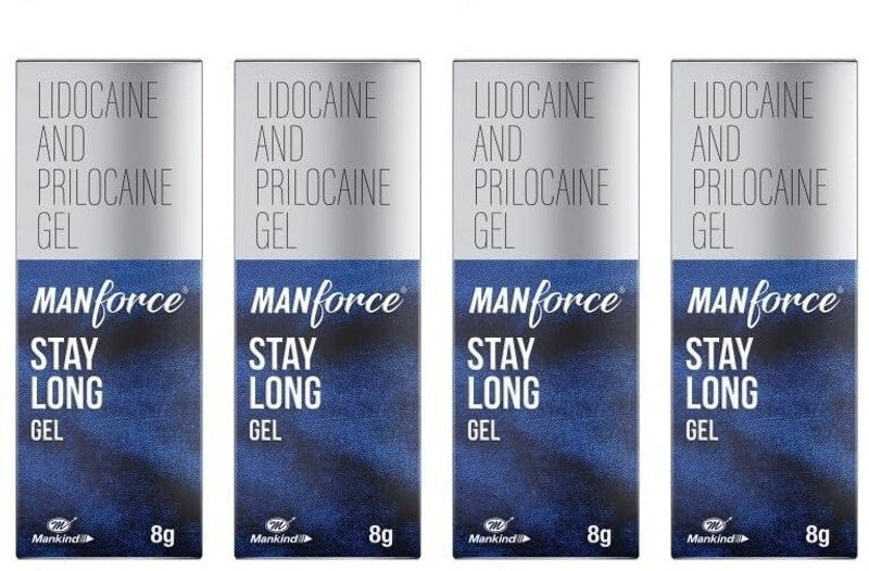 MANFORCE STAYLONG (Pack of 4) Gel(4 x 8 g)