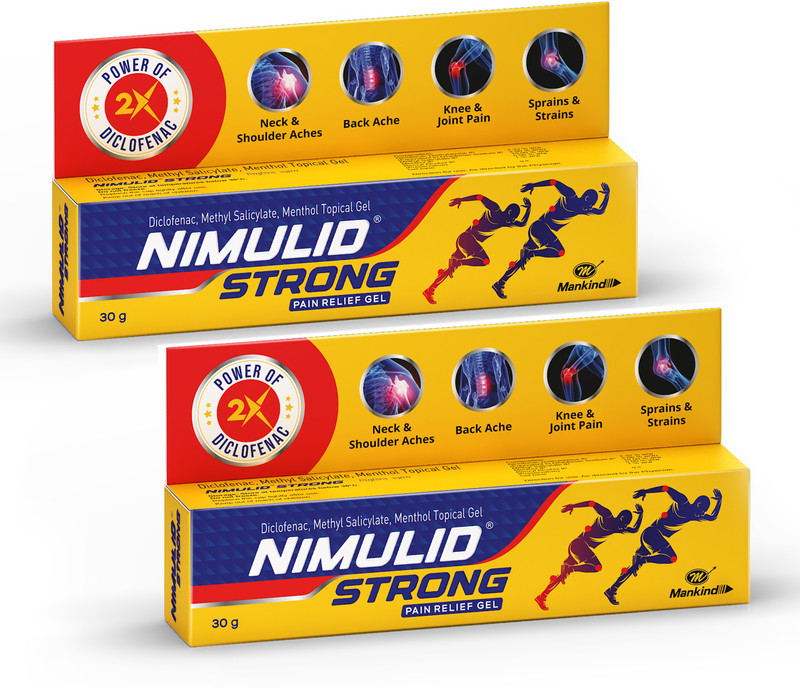 Nimulid Strong Pain Relief (Pack of 2) Spray(2 x 42 g)