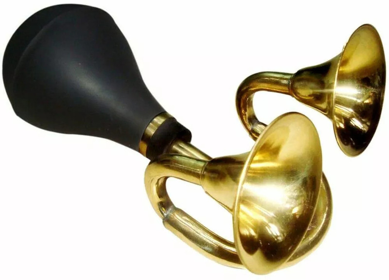 Robin Export Company Vintage Double Bulb Biccho Trumpet Horn Vintage Double Bulb Biccho Brass Horn Not Apply Alto Horn