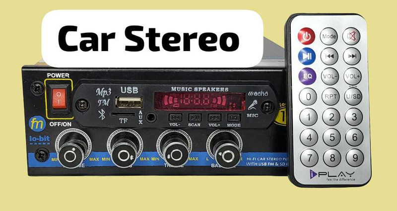 servostar india pvt ltd Car Stereo Combines Power, Looks And Convenience 50 W AV Control Amplifier(Black)