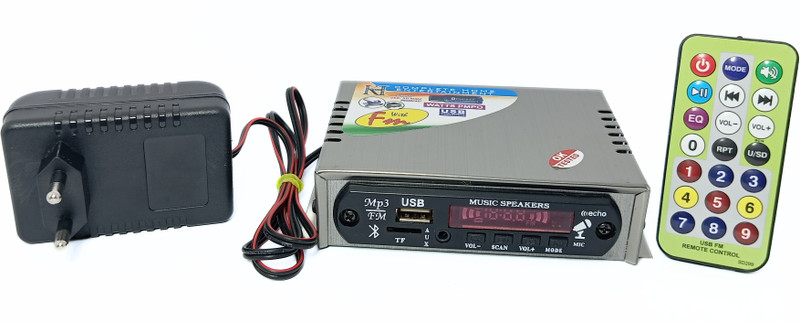 HSNAKE Magic Boom Box USB Bluetooth Player 20 W AV Control Amplifier(Silver)