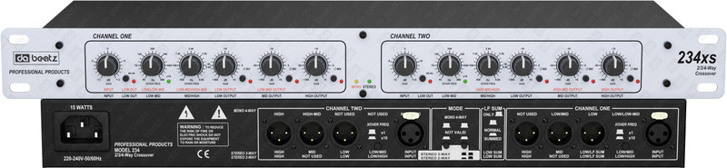 Da.Beatz. 234XL Multi Effect Processor Crossover, Stereo Crossover 2-3 Way / Mono 4 Way 220 W AV Control Receiver(Black)