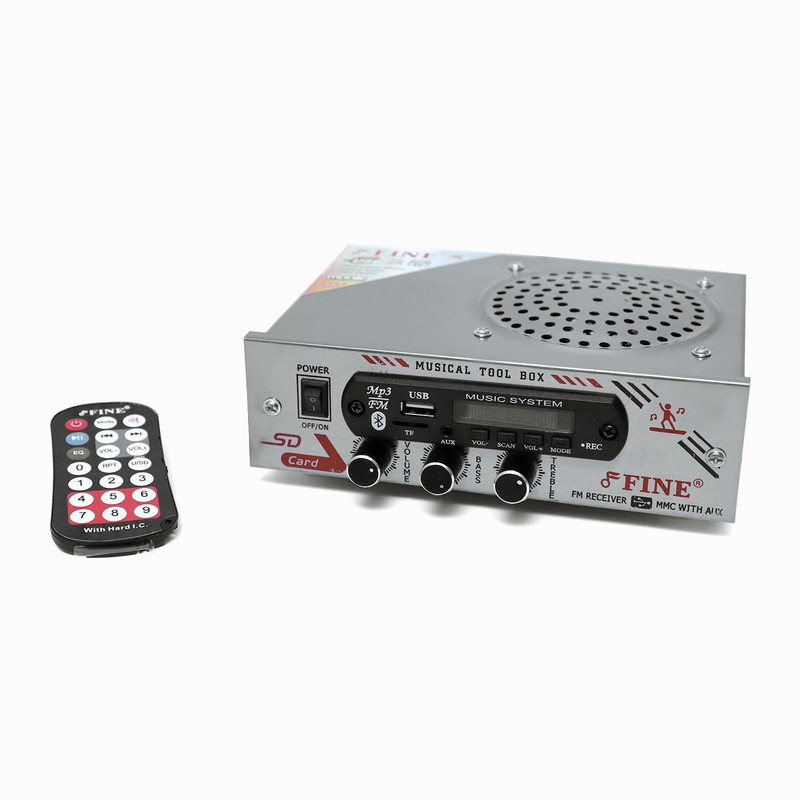 FINE IPL 30 WATT PMPO AMPLIFIER Multimedia Player (Silver) 30 W AV Power Amplifier(Silver)