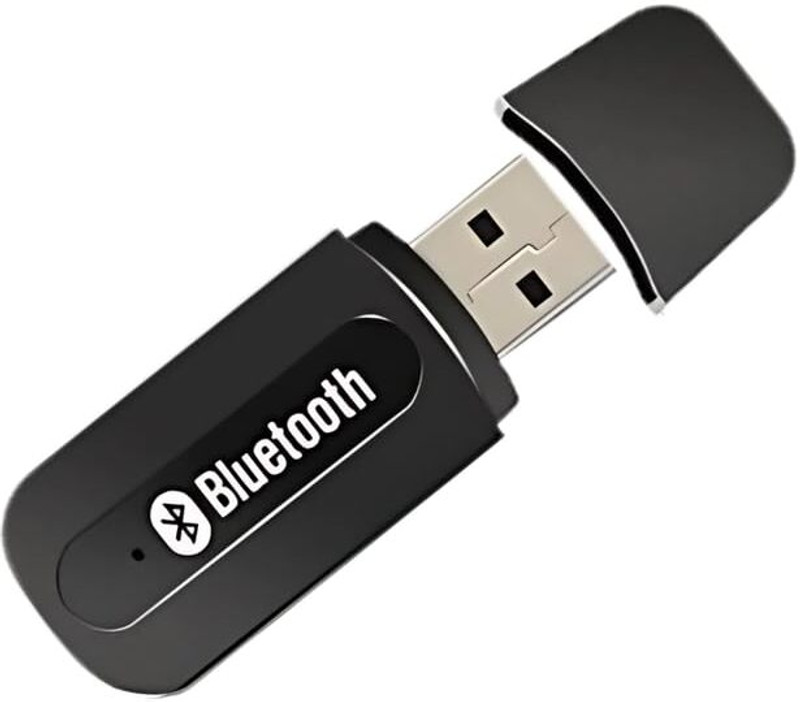 DRUMSTONE Bluetooth Receiver, Wireless Audio Adapter for Streaming Music 15 Years Warranty 5 W AV Control Receiver(Black)