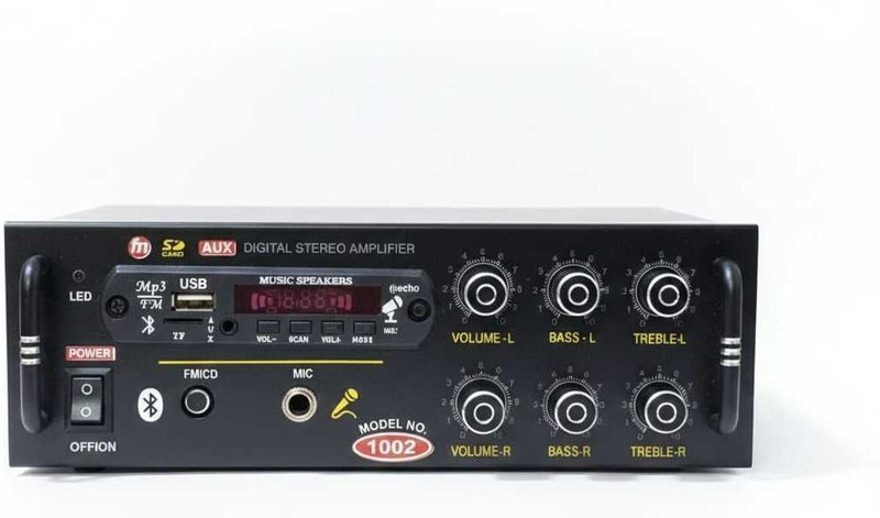 rn enterprtises 1002 M WITH BLUTOOTH AUX USB DABAL 4440 100 W AV Power Amplifier(Black)