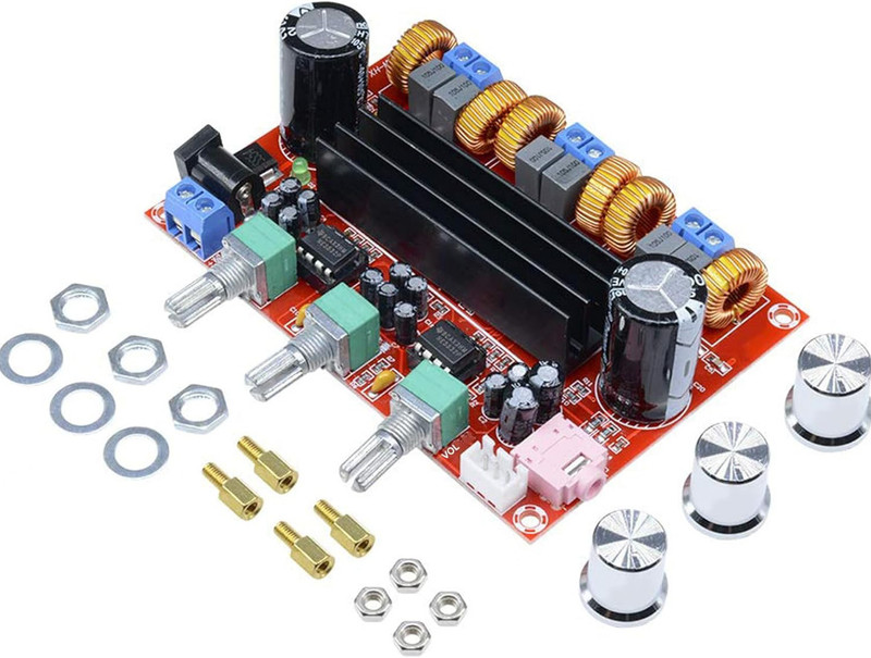 CAAV CA3116P Class D Sterio 2.1 Channel, 50W*2+100W Amplifier Board Electronic Components Electronic Hobby Kit