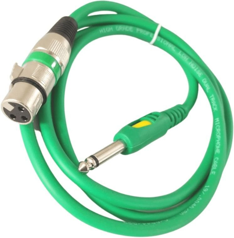 BALRAMA 3 Pin XLR Male to P38 Mono Jack Cable 3 Pin Mic Xlr Cable Male to P-38 Mono Male 0 W AV Control Receiver(Multicolor)