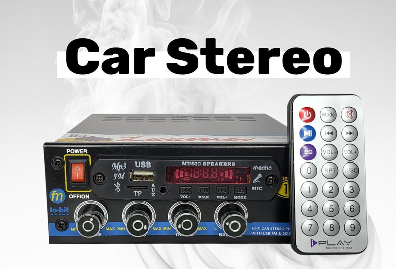 FANTONIC Amplifier for Home, Car & Tractor_AM28Car Stereo Bluetooth 50 W AV Control Amplifier(Black)