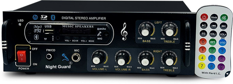 Night Guard 4440 amplifier machine, dj amplifier, Bluetooth amplifier, music player 120 W AV Power Amplifier(Black)