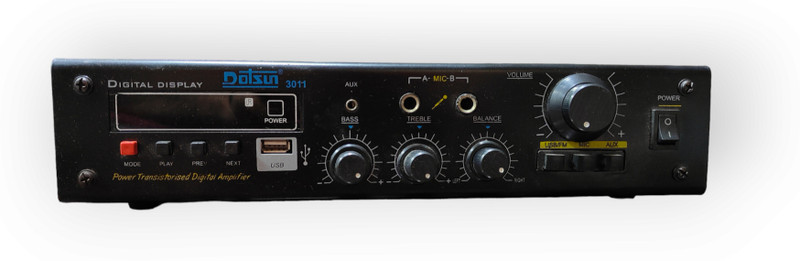 Dotsun Ds-3011 Bluetooth Full Black Digital Stereo Amplifier BT/ USB//SD Card /FM /AUX 350 W AV Power Amplifier(Black)