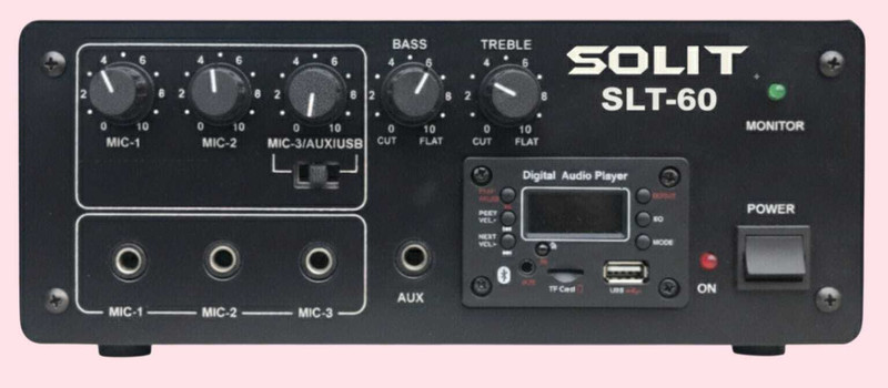 SOLIT SLT-60 (FK-22) 45 W AV Control Amplifier(Black)