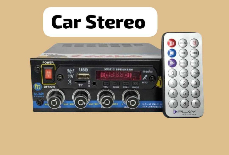 servostar india pvt ltd LED Car Stereo with Multi Connection 50 W AV Control Amplifier(Black)