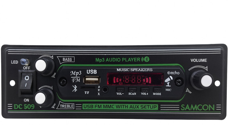 ots world Bluetooth/FM/MP3 Stereo Amplifier for Taxi,Auto, Bus 220 W AV Power Amplifier(Multicolor)