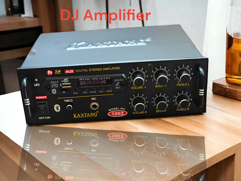 solomax Claffel DJ REMIX 1002 VERSION WITH BETTER QUALITY BT/ USB//SD Card /FM /AUX 160 W AV Power Amplifier(Black)