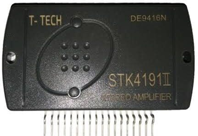 DHRUV-PRO STK4191 Original Power Amplifier IC,150+150W Output,Professional Audio Component 150 W AV Control Amplifier(Brown)