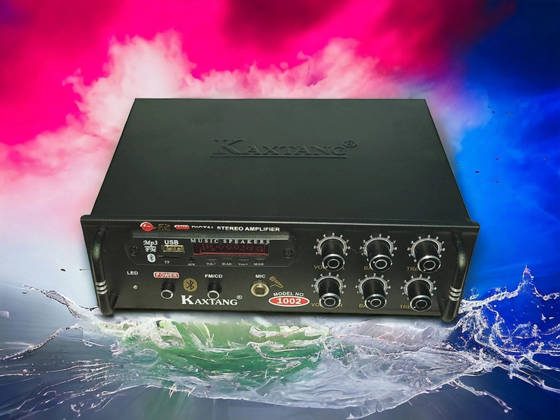 KAXTANG clatters 11000 Bluetooth Digital Stereo Amplifier BT/ USB//SD Card /FM /AUX 5000 W AV Power Amplifier(Black)