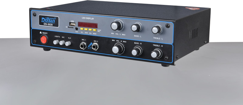 Dotsun Ds-3020 Bluetooth Full Black Digital Stereo Amplifier BT/ USB//SD Card /FM /AUX 350 W AV Power Amplifier(Black, Grey)