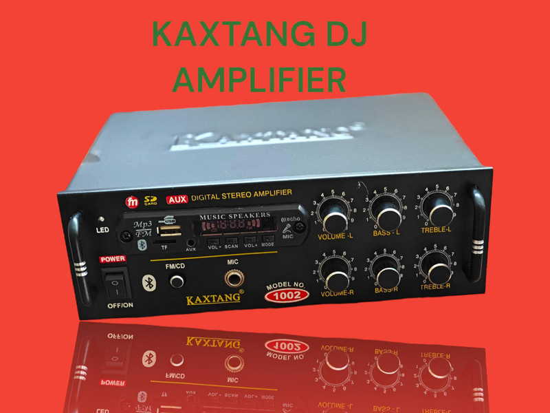 KAXTANG 1001 Gabriel DJ remix Amplifier chasis Bluetooth BT/ USB//SD Card /FM /AUX 60 W AV Power Amplifier(Black)