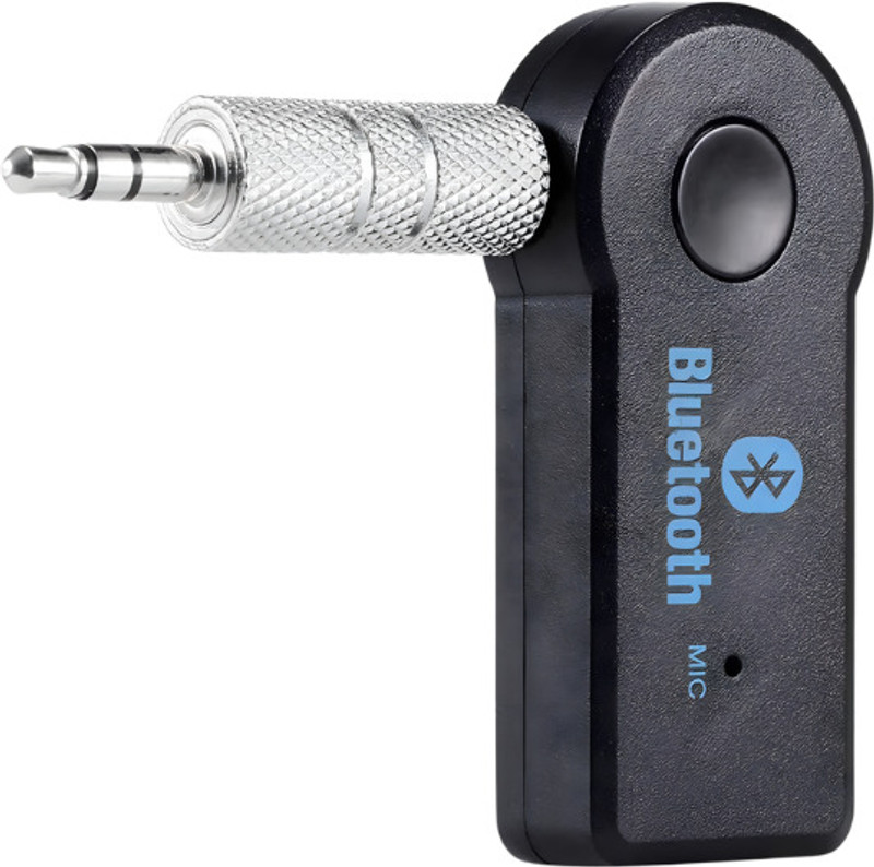 Elevea Compact Bluetooth AUX Car Receiver, Wireless Mic Support - 15 Years Warranty 5 W AV Power Receiver(Black)