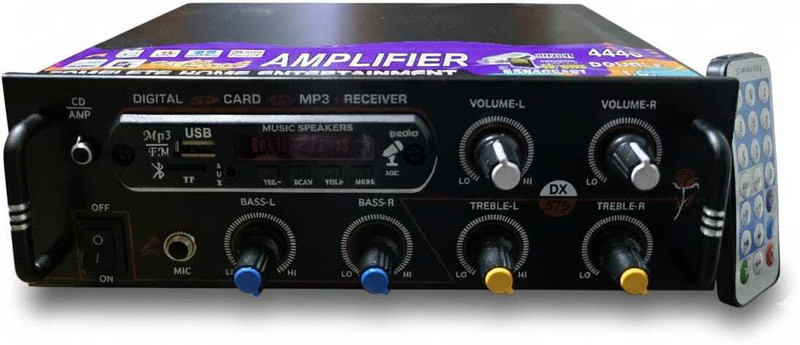 RN Enterprises 1002 BLUETOOTH USB AUX FM With Mic Slot 160 W AV Control Amplifier(Black)
