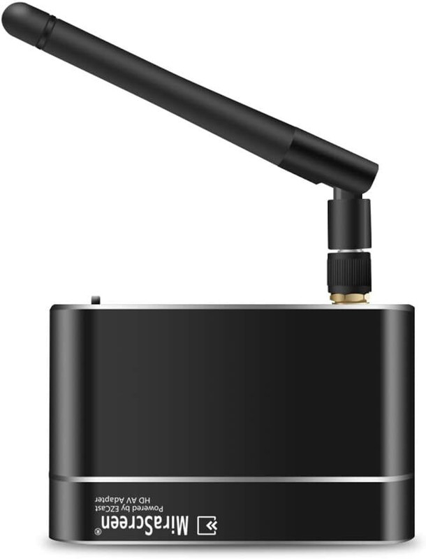 Tobo 3in1 Wireless WiFi Screen Share Mirroring Mirascreen X6W CarWiFi Dongle Wireless 5 W AV Control Amplifier(Black)