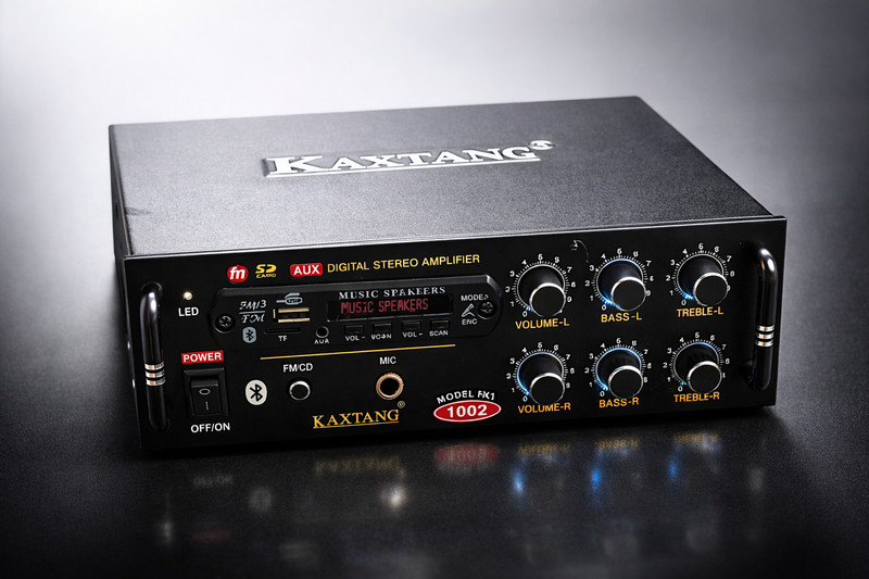 KAXTANG DJ REMIX shaster hi sound 15000 DJ REMIX Bluetooth VERSION with BT/USB/AUX/MP 5000 W AV Power Amplifier(Black)