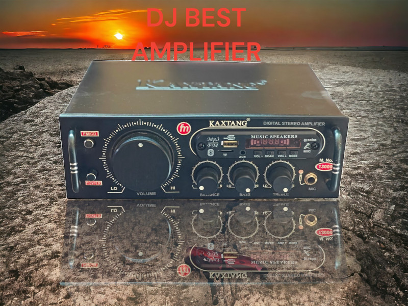 KAXTANG creta 13000 Bluetooth Digital Stereo Amplifier BT/ USB//SD Card /FM /AUX 5000 W AV Power Amplifier(Black)