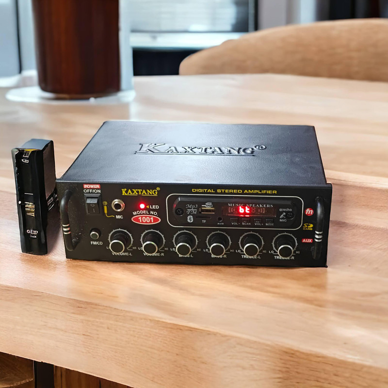 KAXTANG OPTIPLEX DJ REMIX 1001 VERSION WITH BETTER SOUND QUALITY BT/ USB//SD/FM /AUX 160 W AV Power Amplifier(Black)