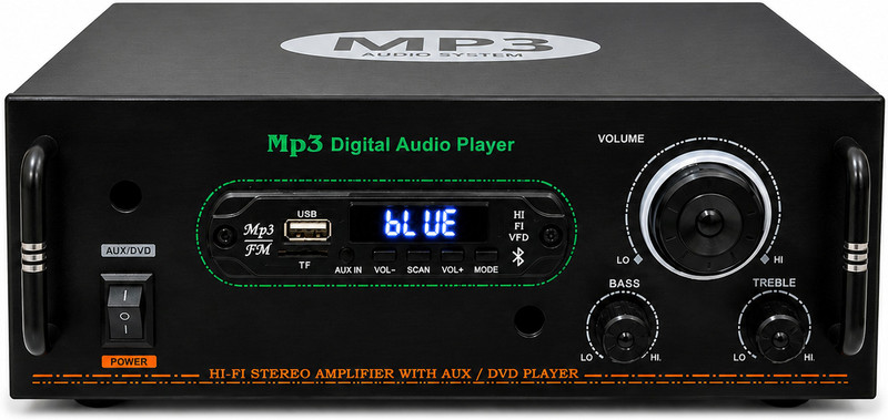 PDS AUDIO AMP 100 + 100 W AV Power Amplifier(Black)