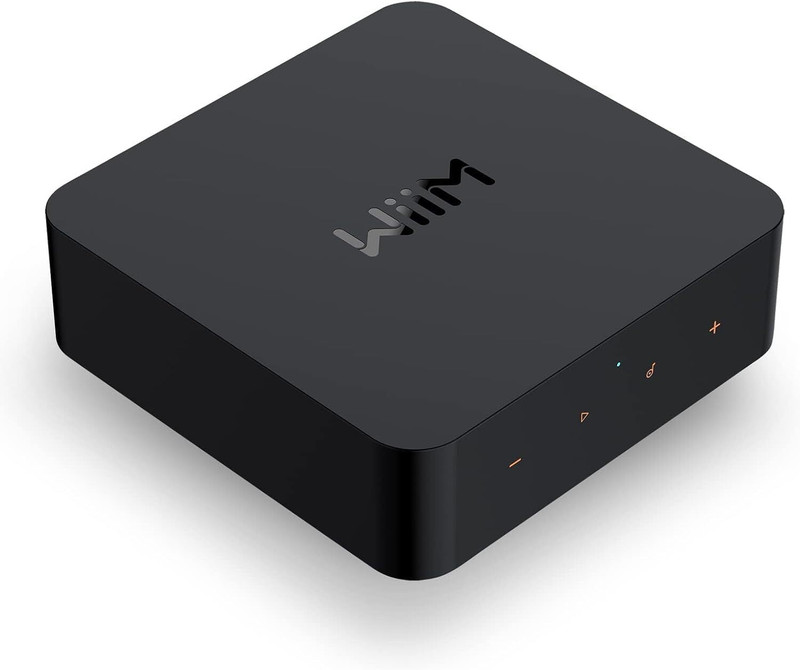 Wiim Pro AirPlay 2 Receiver, Google Cast Audio, WiFi Multiroom Streamer Compatible 1.5 W AV Control Receiver(Black)