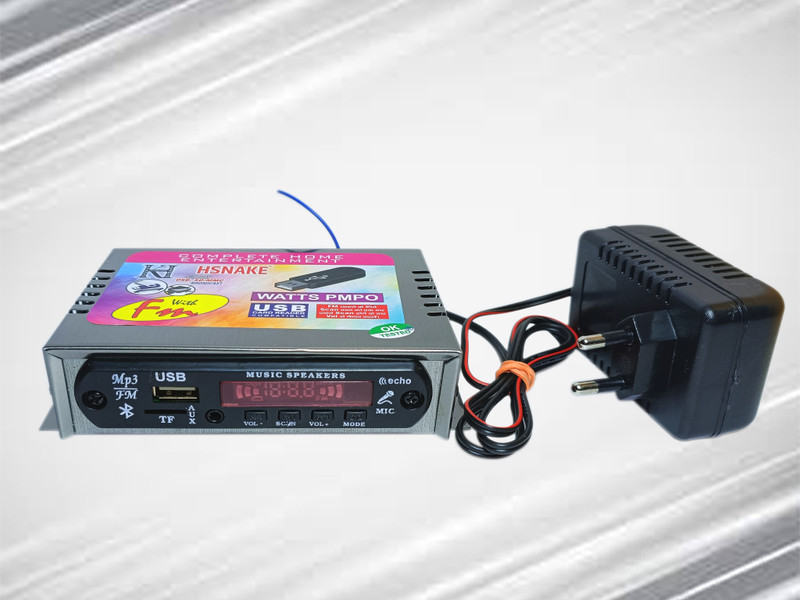 HSNAKE Amplifier box with TDA 4440 ic 20 W AV Control Amplifier(Silver)