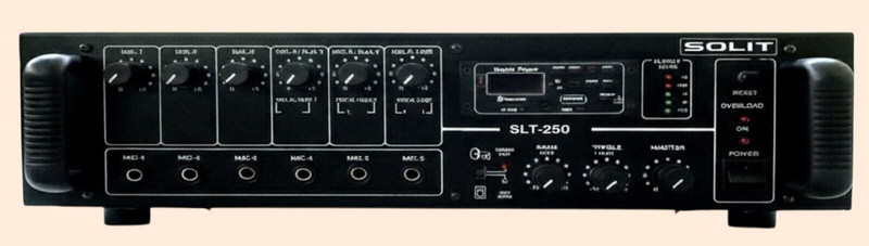 SOLIT SLT-250 (FK-119) 250 W AV Control Amplifier(Black)