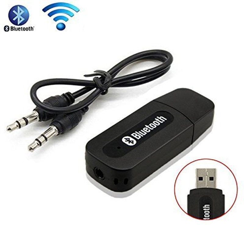 DRUMSTONE Bluetooth Audio Receiver & Transmitter – Wireless Adapter 15 W AV Power Receiver(Black)