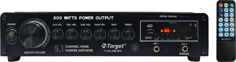 Target 835 250 W AV Power Amplifier(Black)