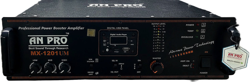 Anpro MX-1201UM 1300 W AV Control Amplifier(Black)