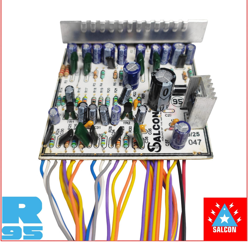 AK SOUNDS Salcon 4440 Double IC Board 100 W AV Control Amplifier(White, Green)