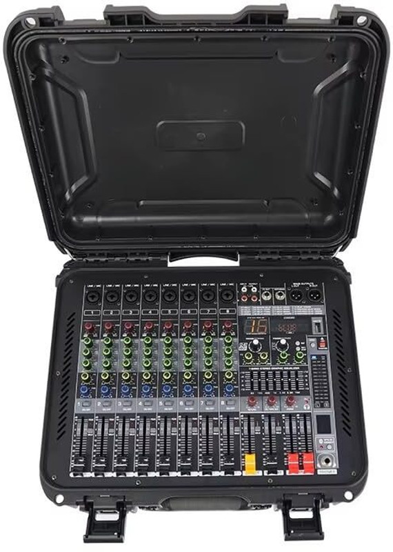 Raptas Professional All-in-One 350W Audio Mixer Amplifier 350 W AV Control Amplifier(Black)