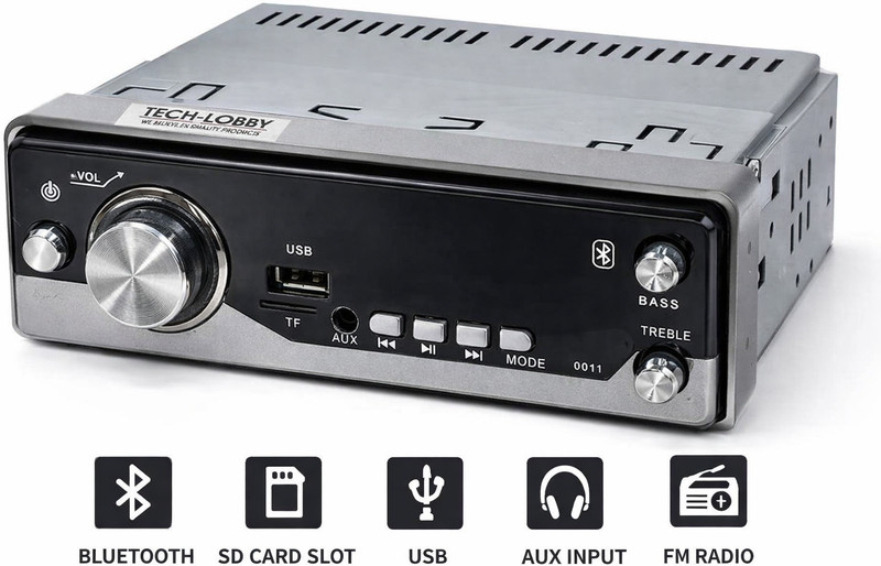 TECH-LOBBY 099 pro 80 W AV Power Amplifier(Silver)