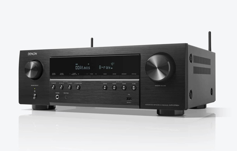 DENON AVR-S760H 7.2 Ch 8K AV Receiver, Dolby Atmos Height Virtualization, 75 W AV Control Receiver(Black)