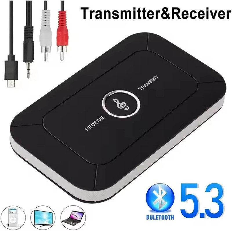 Etzin Transmitter and Receiver 2 in 1(EPL-831WA) 5 W AV Control Receiver(Black)