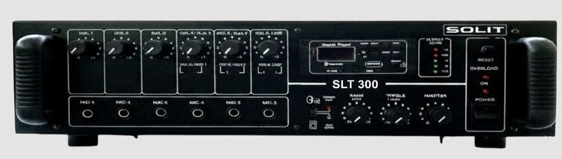 SOLIT SLT 300 with Cooling Fan, USB and Bluetooth (FK-145) 250 W AV Control Amplifier(Black)