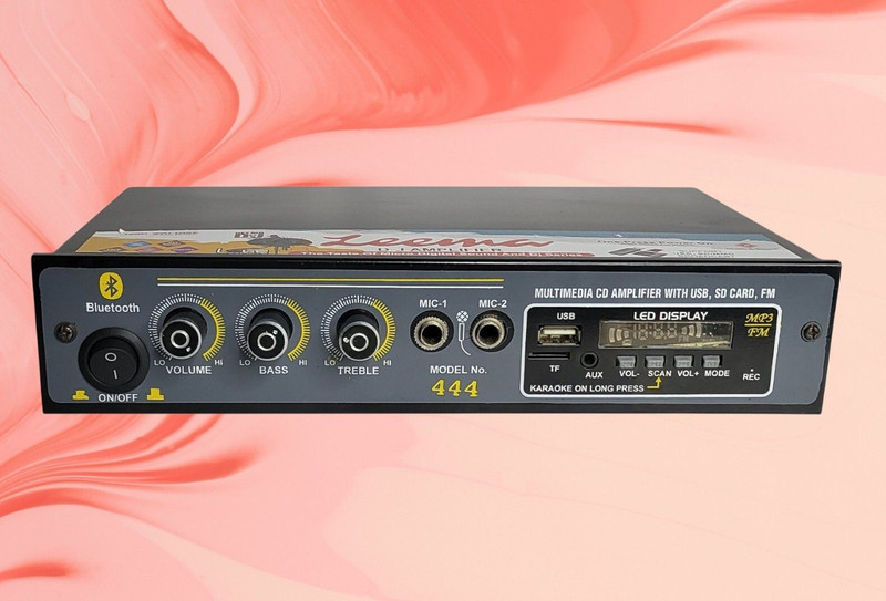 FANTONIC Amplifier for Home, Car & Tractor_AM3551 50 W AV Control Amplifier(Black)